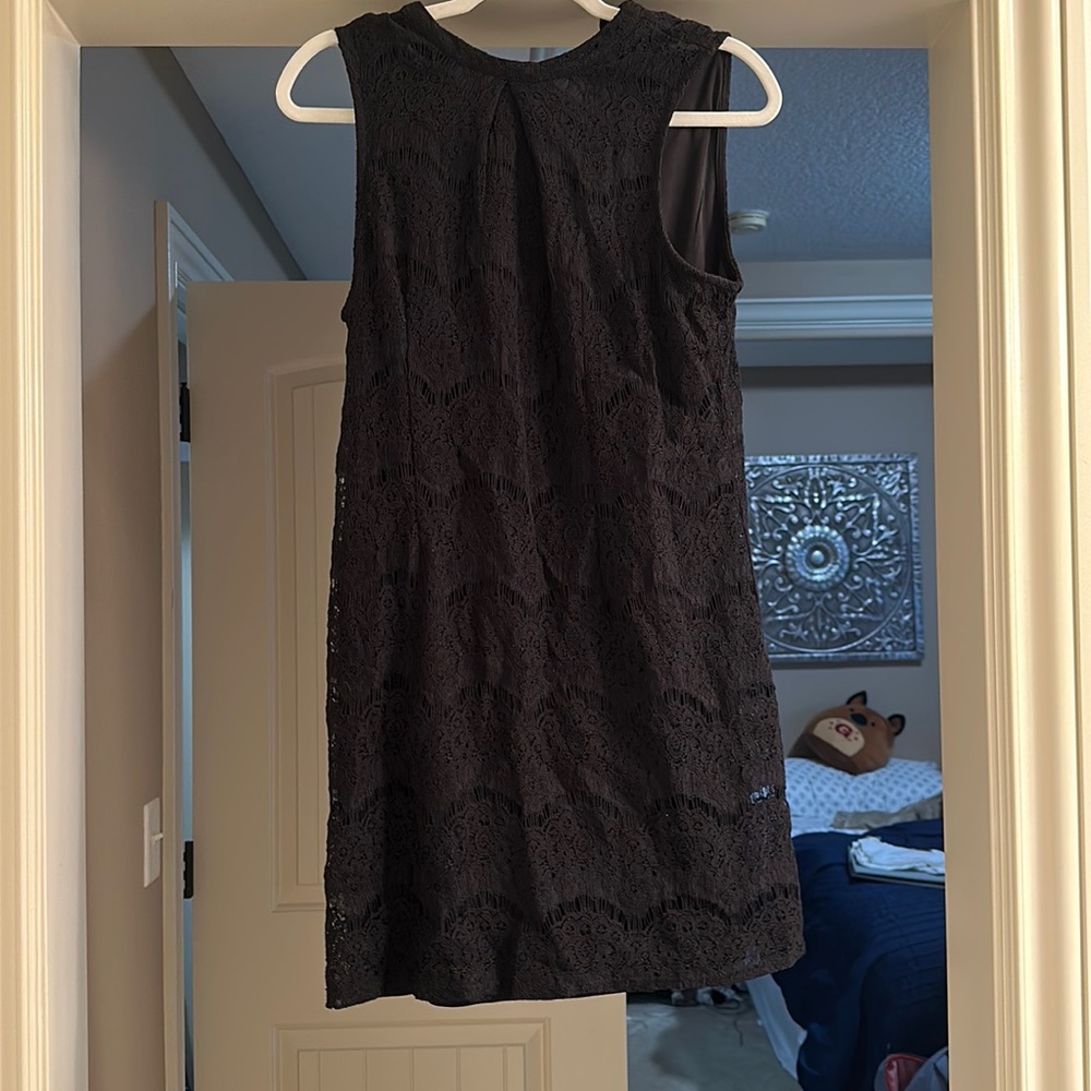 Simple black dress, good condition.